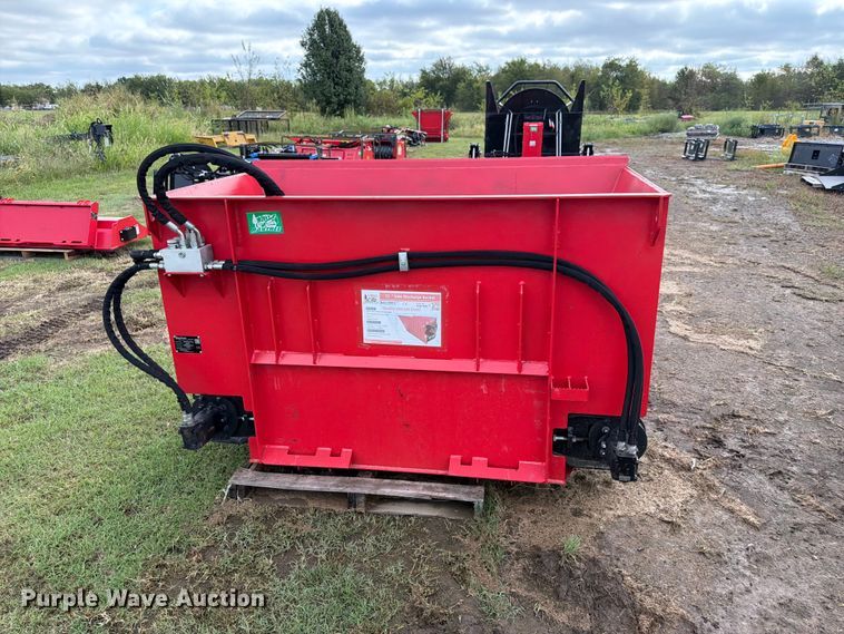 image for item EX4266 Raytree RSDB72 skid steer side discharge bucket