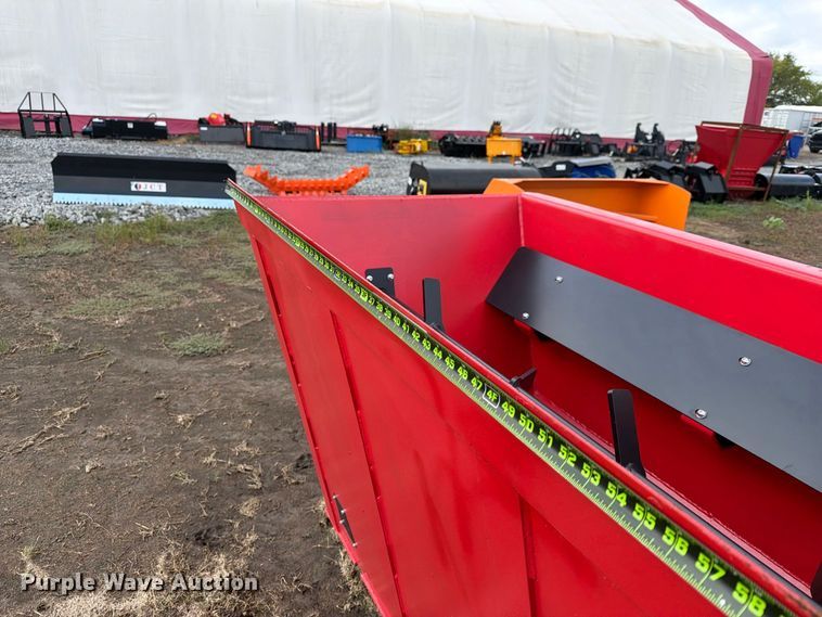 image for item EX4266 Raytree RSDB72 skid steer side discharge bucket
