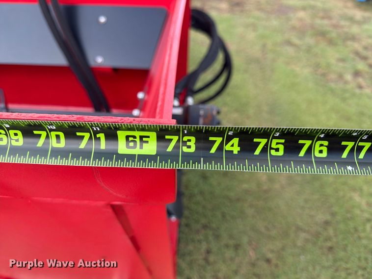 image for item EX4266 Raytree RSDB72 skid steer side discharge bucket