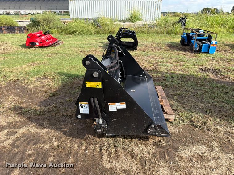 image for item EX4268 Raytree RPRB72 skid steer 6-in-1 power rake bucket