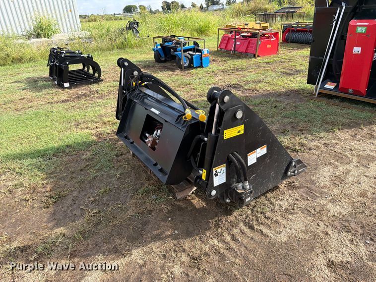 image for item EX4268 Raytree RPRB72 skid steer 6-in-1 power rake bucket