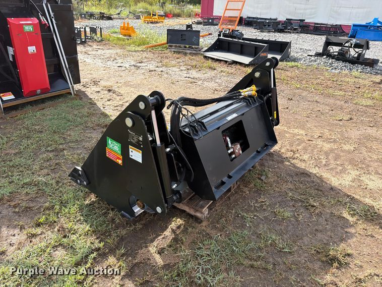 image for item EX4268 Raytree RPRB72 skid steer 6-in-1 power rake bucket