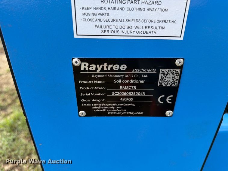 image for item EX4270 Raytree RMSC78 skid steer soil conditioner