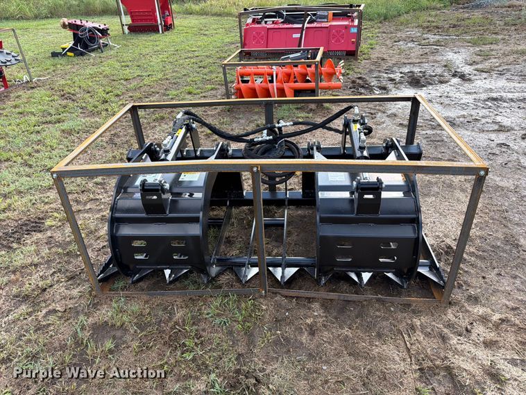 image for item EX4271 Raytree RMBG72 skid steer grapple bucket