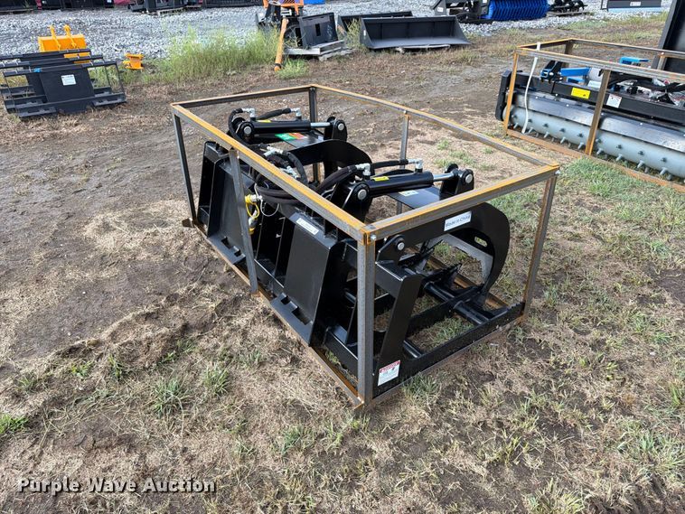 image for item EX4271 Raytree RMBG72 skid steer grapple bucket