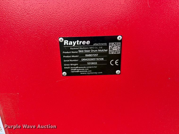 image for item EX4273 Raytree RMBD72ST skid steer mulcher