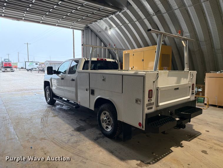 image for item EX4603 2019 Chevrolet Silverado 2500HD Ext. Cab utility bed pickup truck