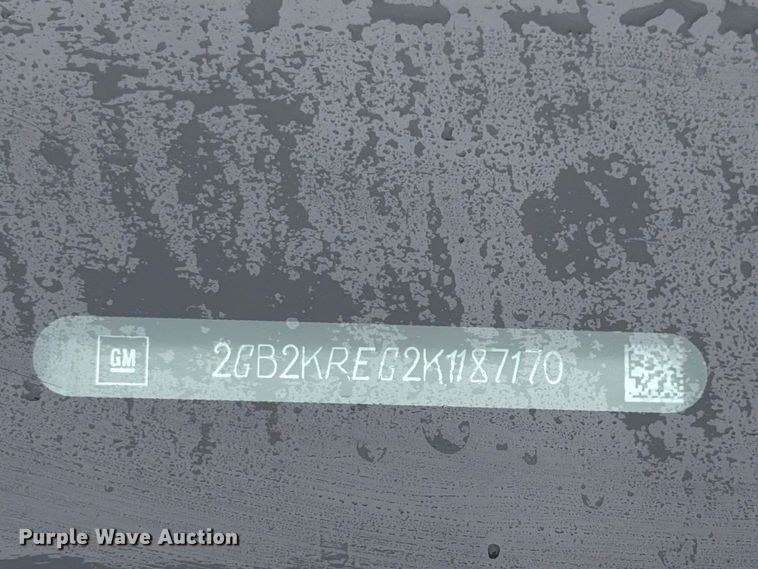 image for item EX4603 2019 Chevrolet Silverado 2500HD Ext. Cab utility bed pickup truck
