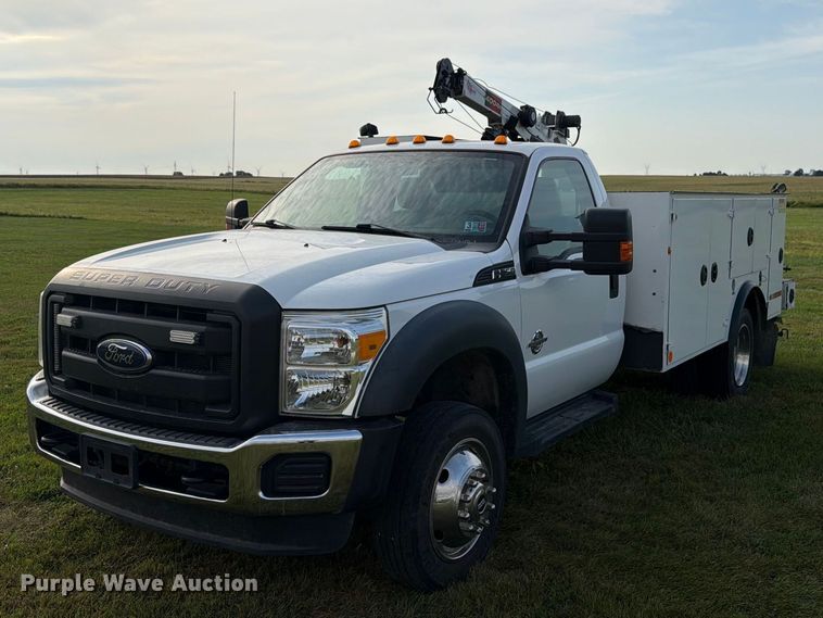 image for item EX4606 2013 Ford F550 Super Duty utility / service truck