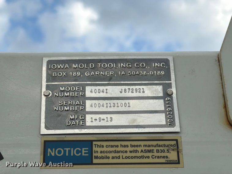 image for item EX4606 2013 Ford F550 Super Duty utility / service truck