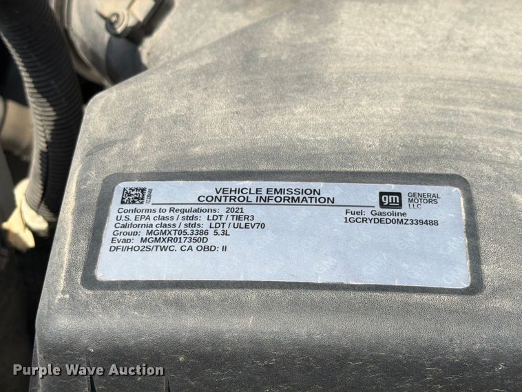 image for item EX4611 2021 Chevrolet Silverado 1500 Ext. Cab pickup truck