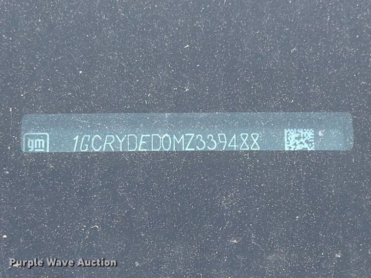 image for item EX4611 2021 Chevrolet Silverado 1500 Ext. Cab pickup truck