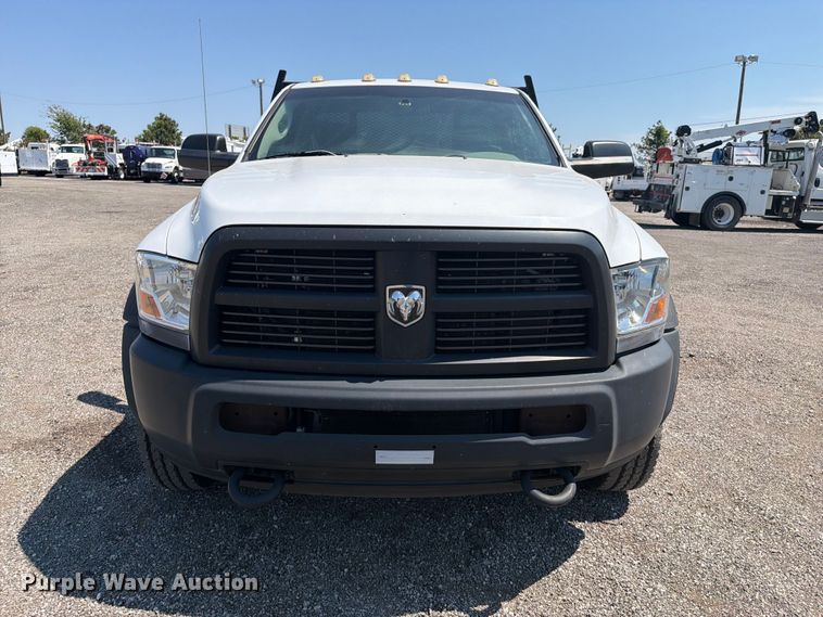 image for item FB5097 2012 Dodge Ram 4500 Heavy Duty flatbed truck
