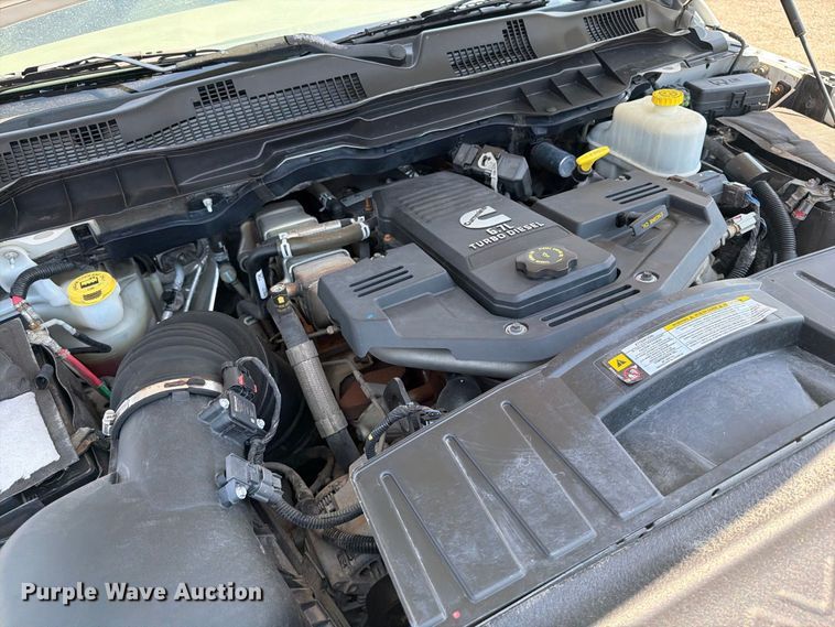 image for item FB5097 2012 Dodge Ram 4500 Heavy Duty flatbed truck