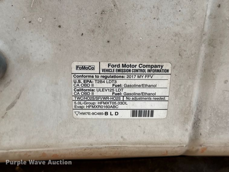 image for item FC4235 2017 Ford F-150 Crew Cab pickup truck
