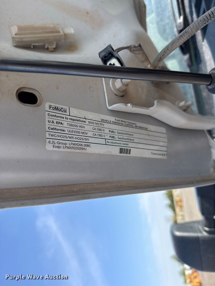 image for item FC4236 2020 Ford F250 Super Duty Ext. Cab pickup truck