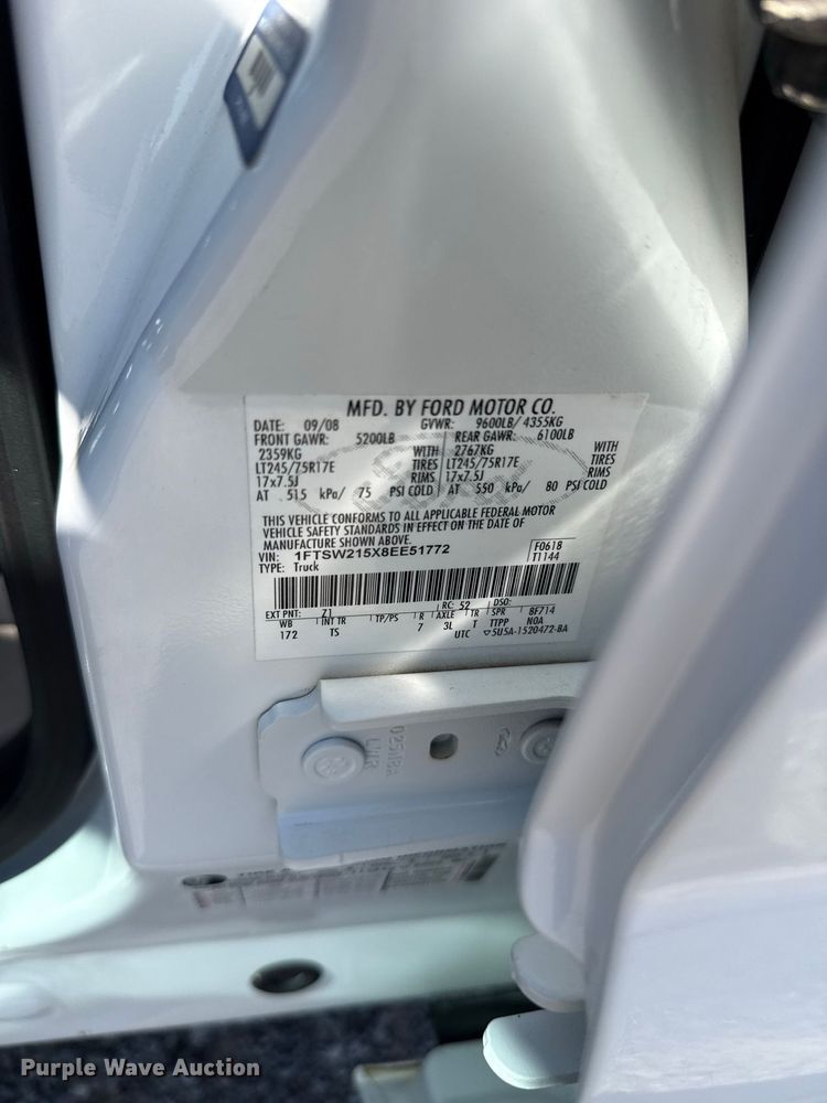 image for item FC4300 2008 Ford F250 Super Duty Crew Cab pickup truck