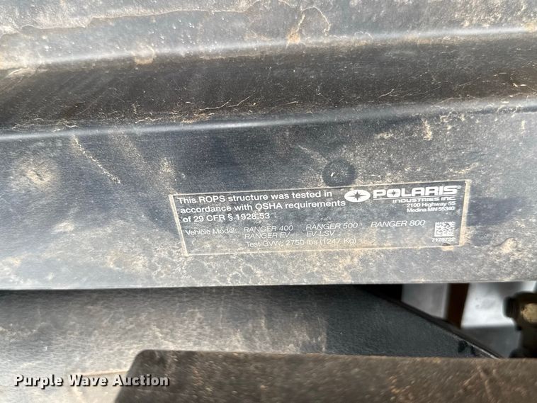 image for item FC4307 2013 Polaris Ranger 800 EFI utility vehicle