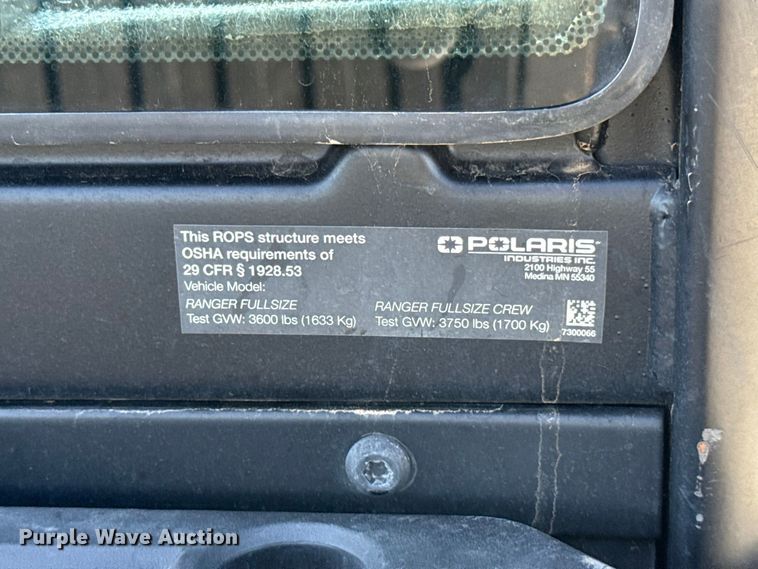 image for item FC4318 2026 Polaris Ranger XP 1000 utility vehicle