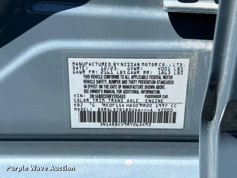 image for item FC4322 2024 Nissan Sentra 