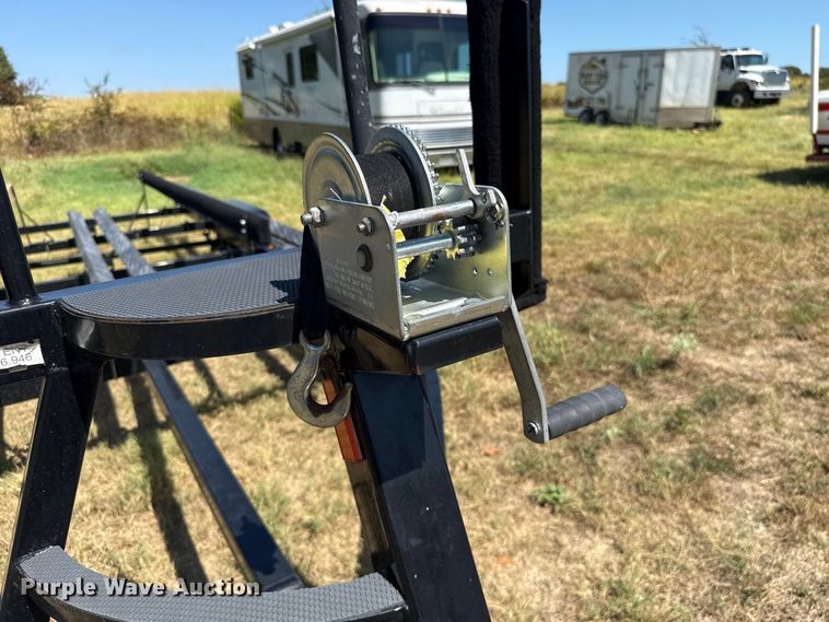 image for item FC4325 2018 Bear Trailer Mfg. Inc. tri-toon boat trailer