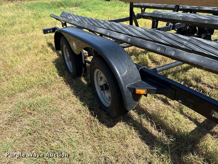 image for item FC4325 2018 Bear Trailer Mfg. Inc. tri-toon boat trailer