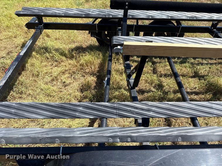 image for item FC4325 2018 Bear Trailer Mfg. Inc. tri-toon boat trailer