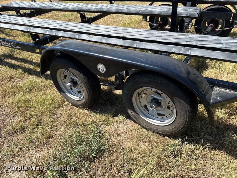 image for item FC4325 2018 Bear Trailer Mfg. Inc. tri-toon boat trailer