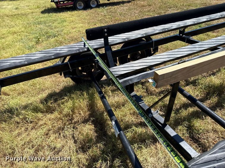 image for item FC4325 2018 Bear Trailer Mfg. Inc. tri-toon boat trailer