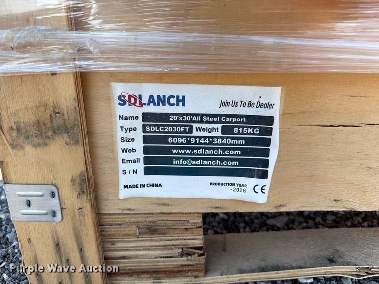 image for item FI0414 2026 SDLANCH SDLC2030FT carport