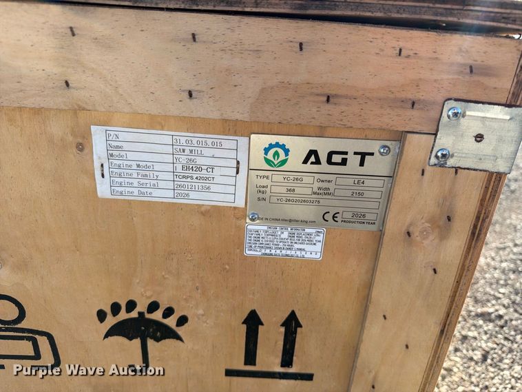 image for item FI0416 2026 AGT YC-26G sawmill