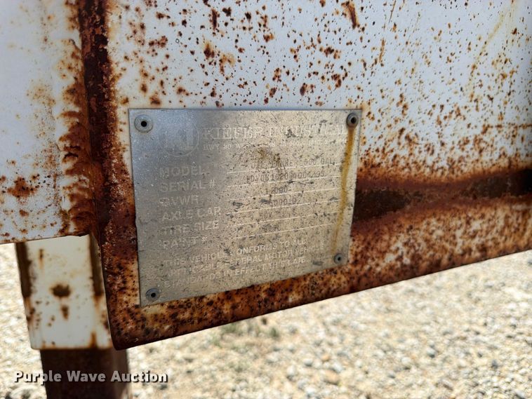 image for item FK3457 1998 Kiefer 500 tank trailer