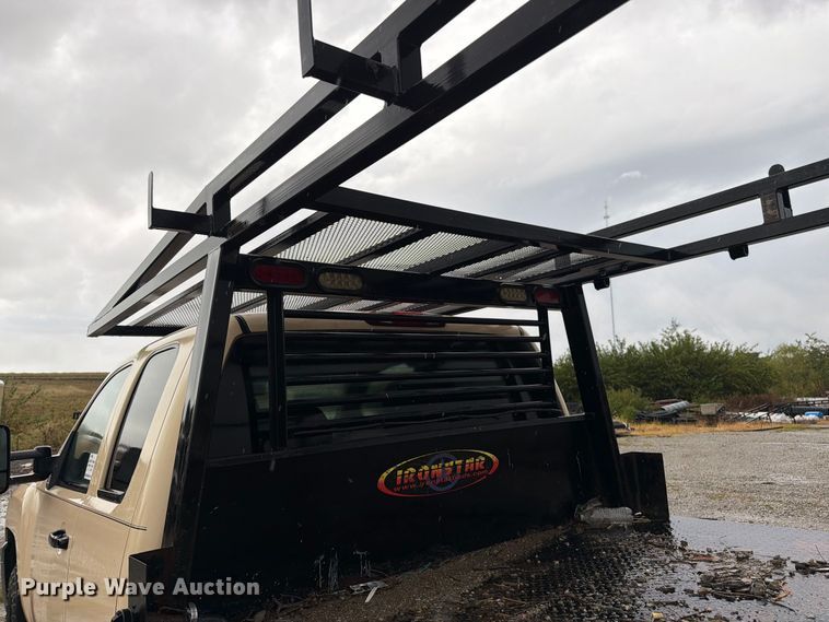 image for item FK3460 2008 Chevrolet Silverado 2500HD Ext. Cab flatbed pickup truck