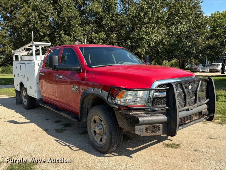 image for item FK3626 2014 RAM 3500 utility bed pickup truck