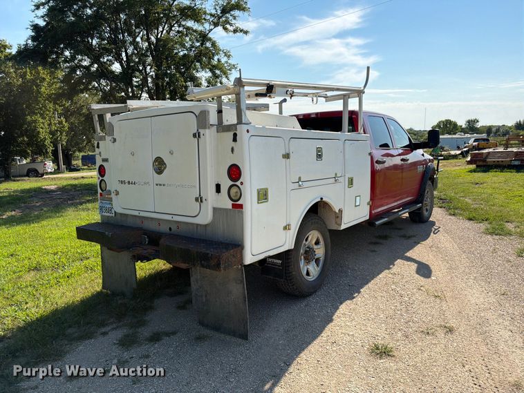 image for item FK3626 2014 RAM 3500 utility bed pickup truck