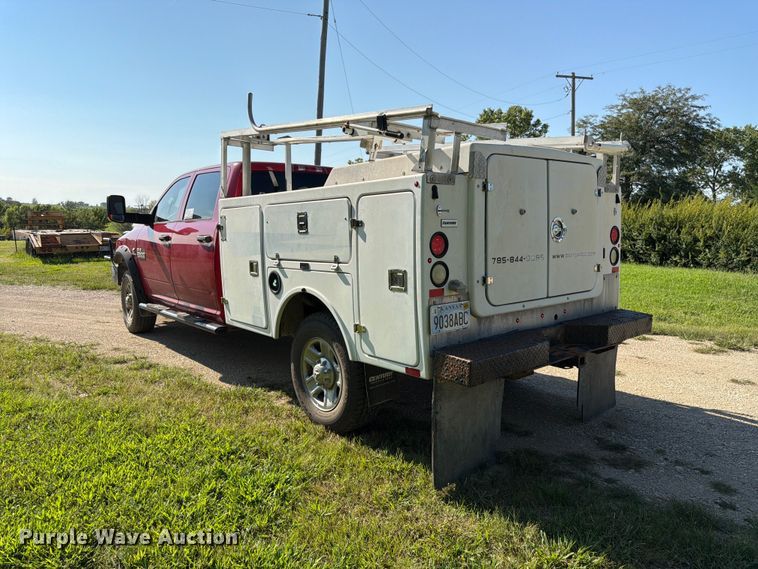 image for item FK3626 2014 RAM 3500 utility bed pickup truck