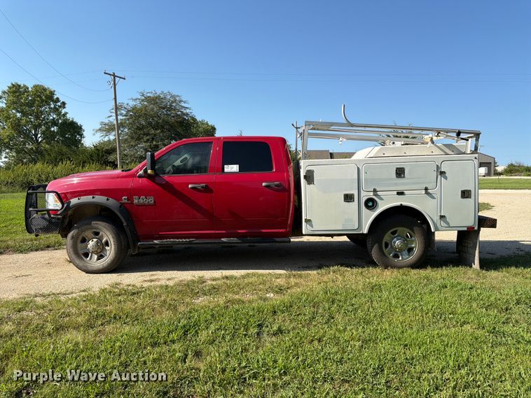 image for item FK3626 2014 RAM 3500 utility bed pickup truck