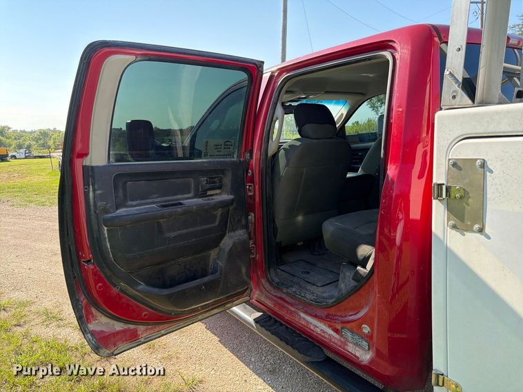 image for item FK3626 2014 RAM 3500 utility bed pickup truck