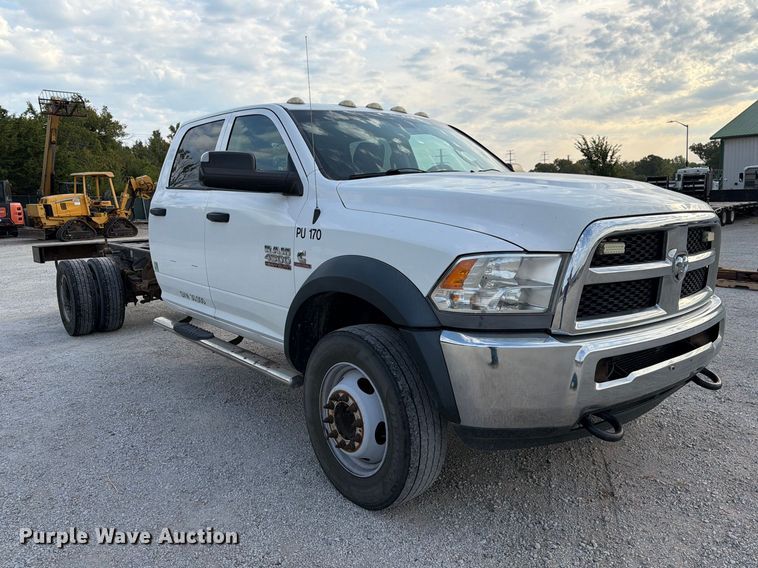 image for item FK3646 2014 RAM 4500 Crew Cab truck cab and chassis