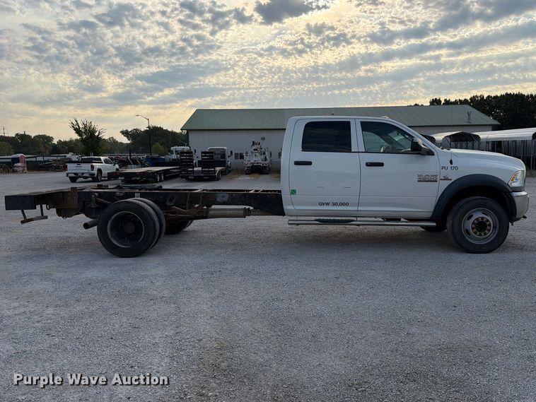 image for item FK3646 2014 RAM 4500 Crew Cab truck cab and chassis