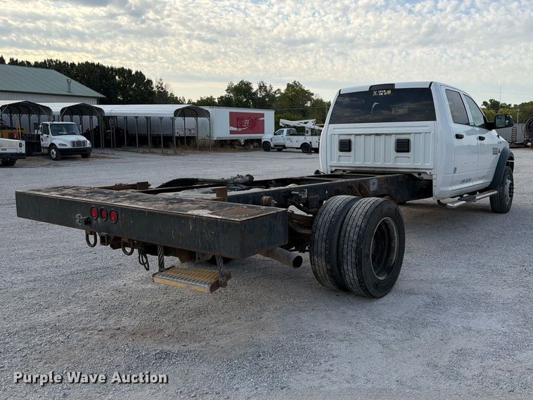 image for item FK3646 2014 RAM 4500 Crew Cab truck cab and chassis