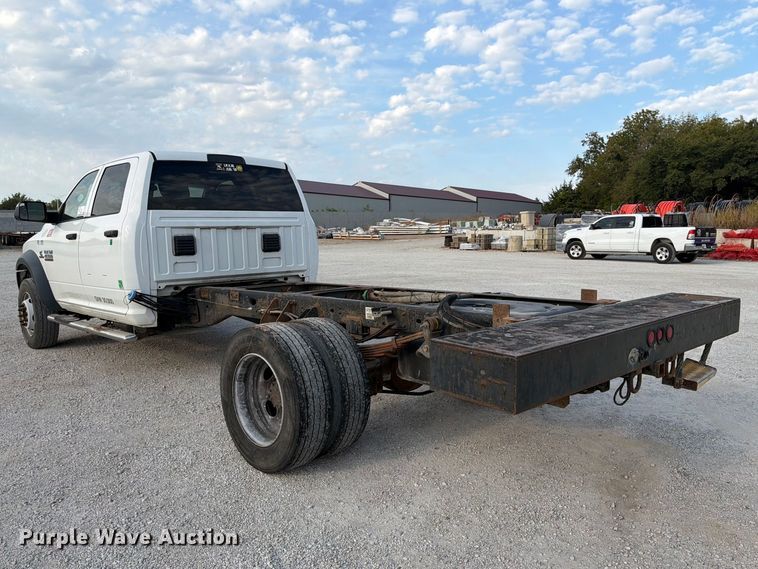 image for item FK3646 2014 RAM 4500 Crew Cab truck cab and chassis