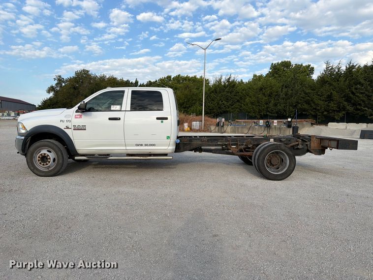 image for item FK3646 2014 RAM 4500 Crew Cab truck cab and chassis