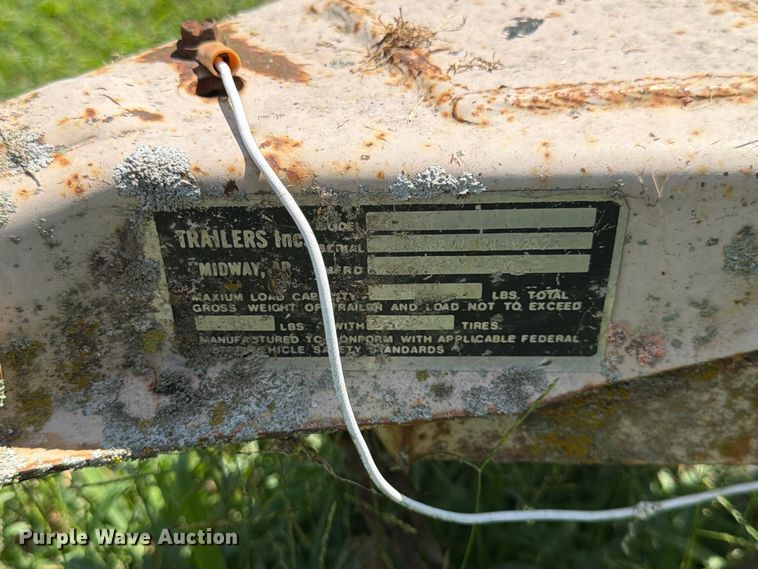 image for item FK3649 1985 Kingsway SC-21 boat trailer