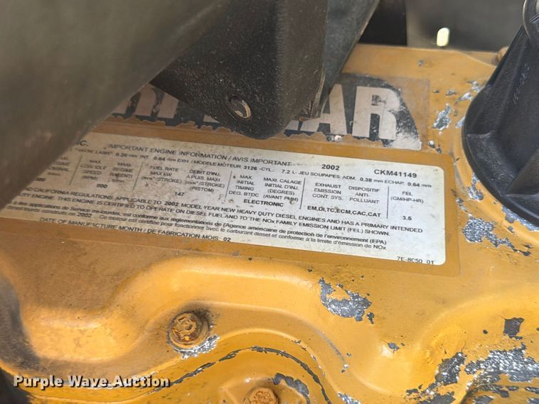 image for item FK3711 2002 Ford F750 Super Duty utility / service truck