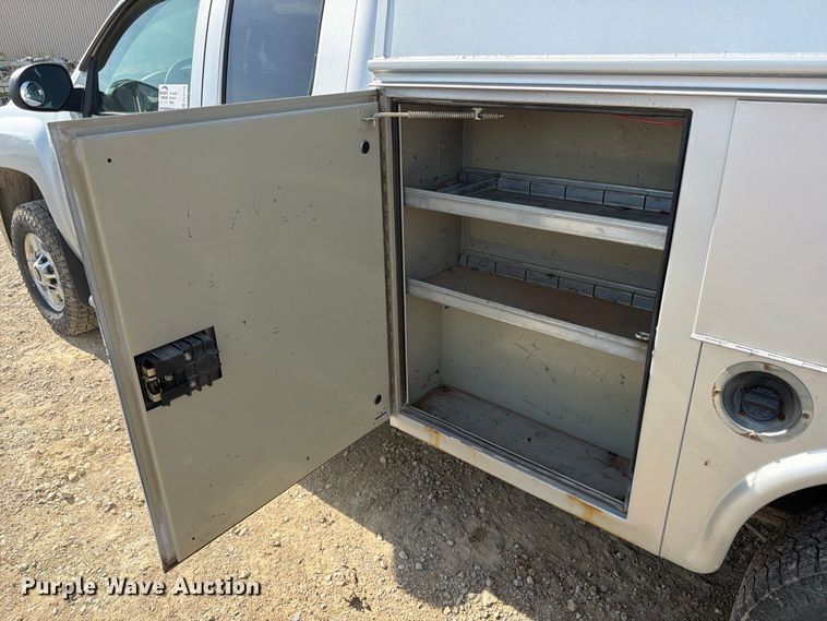 image for item FK3719 2012 Chevrolet Silverado 2500HD Ext. Cab utility bed pickup truck