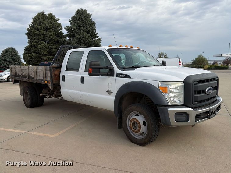 image for item FK4586 2016 Ford F550 dump flatbed truck