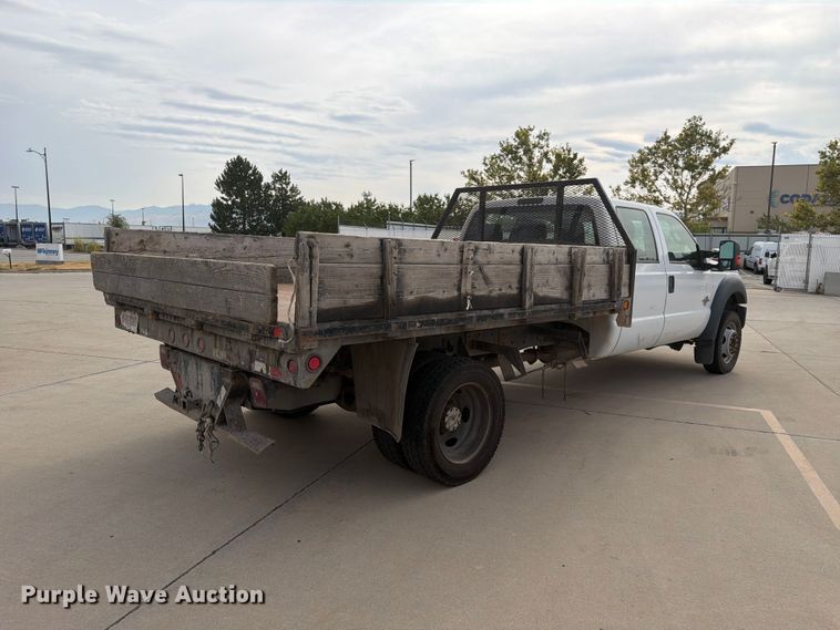 image for item FK4586 2016 Ford F550 dump flatbed truck