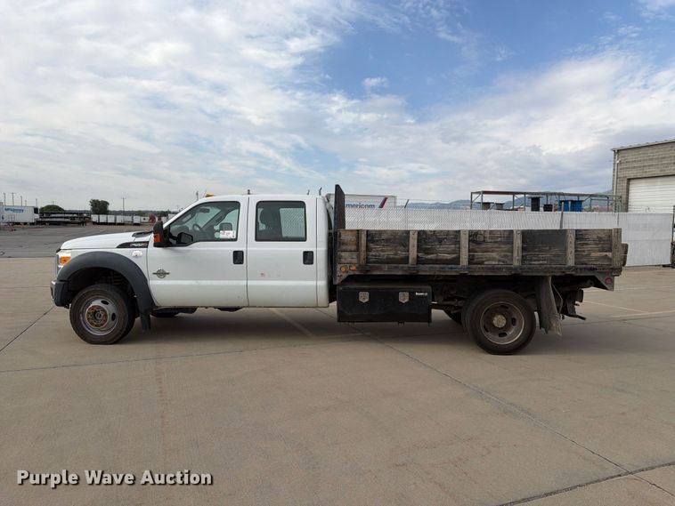 image for item FK4586 2016 Ford F550 dump flatbed truck