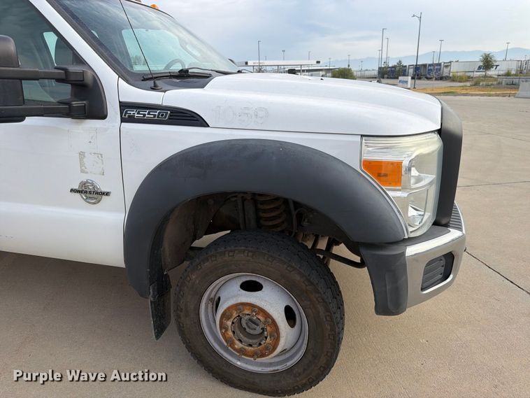 image for item FK4586 2016 Ford F550 dump flatbed truck
